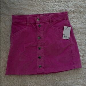 pink cotton skirt